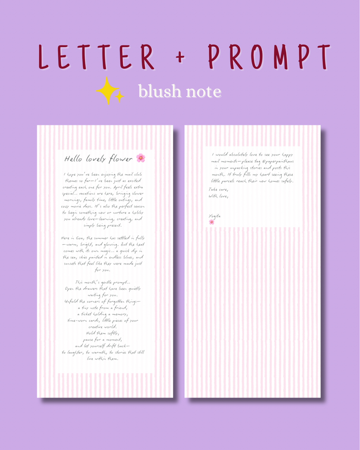 April Happy Mail ✉️ A limited-edition art surprise in your mailbox