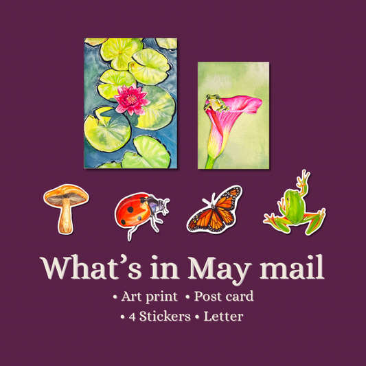 May Happy Mail ✉️  A limited-edition art surprise in your mailbox