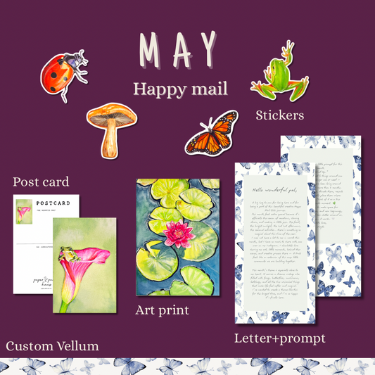 May Happy Mail ✉️  A limited-edition art surprise in your mailbox
