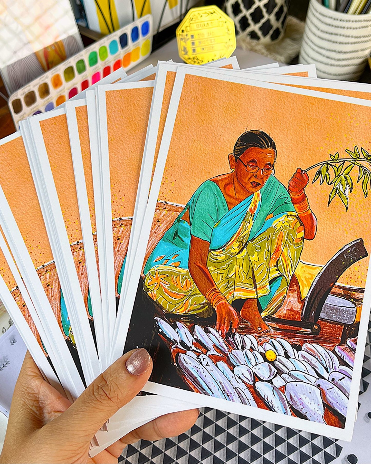 Maggie Aunty – Art Print (Goan Fisher Woman)