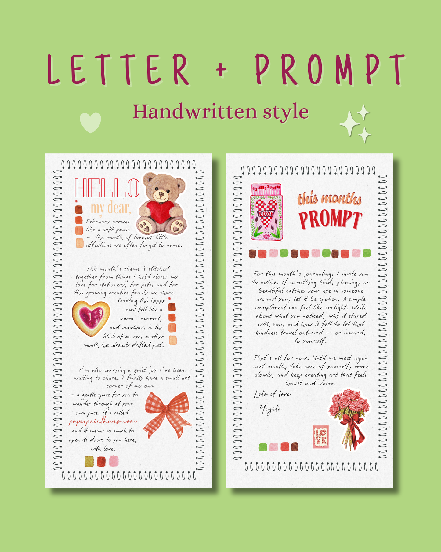 February Happy Mail ✉️                 A limited-edition art surprise in your mailbox