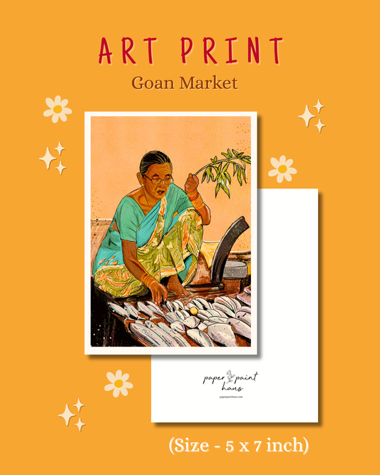 Maggie Aunty – Art Print (Goan Fisher Woman)