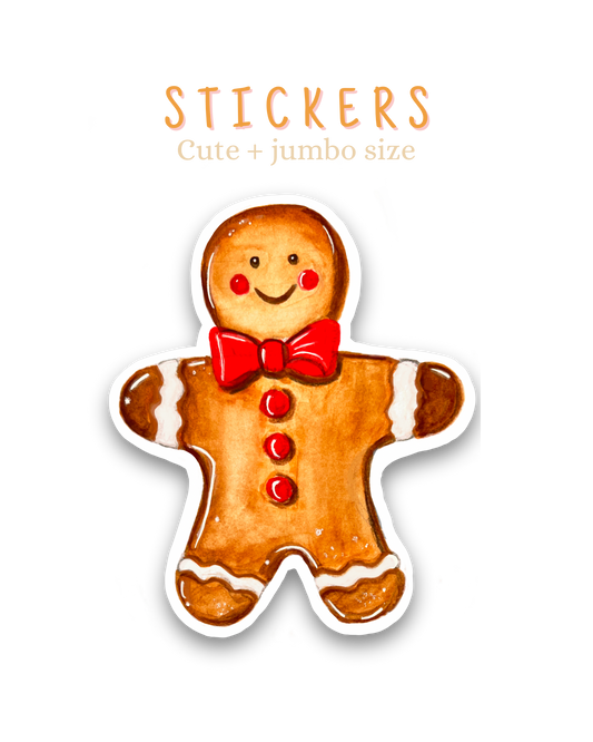 Gingerbread – Handmade Art Sticker
