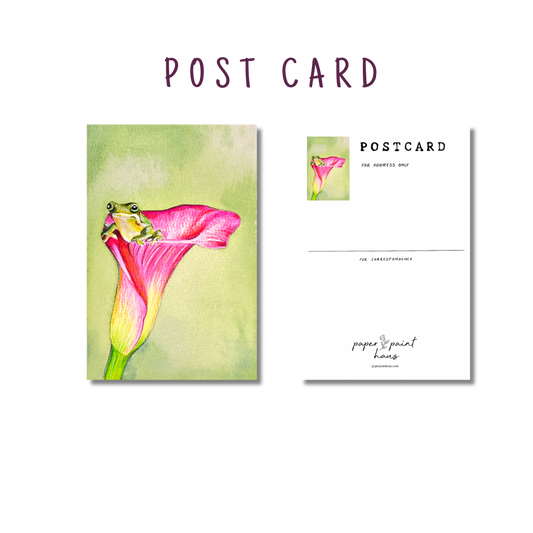 Little Frog Mail — Watercolour Postcards