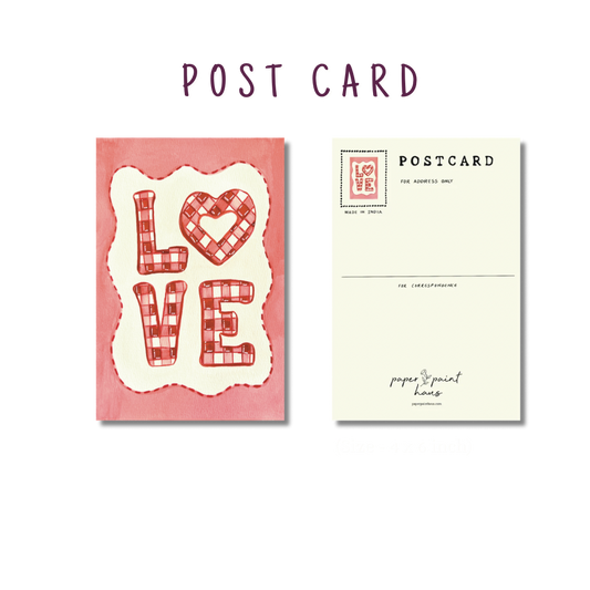 Sweetheart Mail — Valentine Inspired Postcard