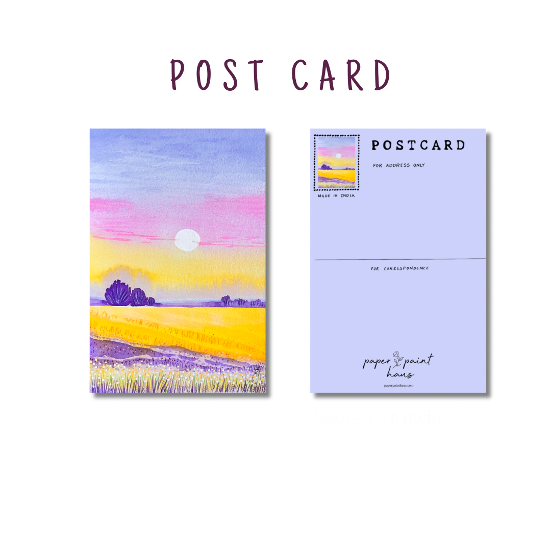 Blooming Letters — Floral Spring Postcard