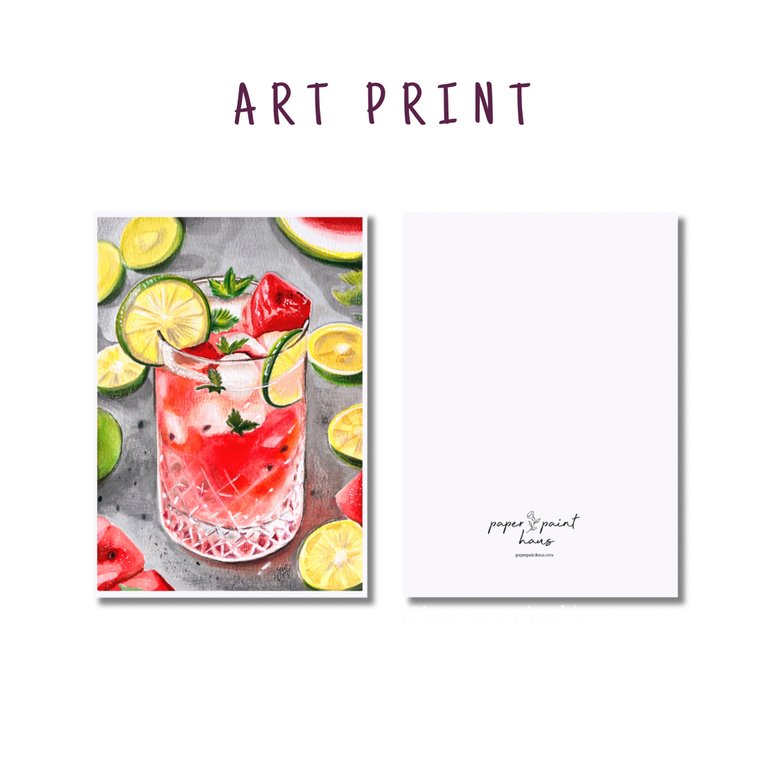 Fresh Harvest - Watercolour Art Print