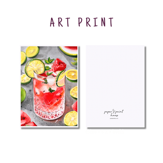 Fresh Harvest - Watercolour Art Print