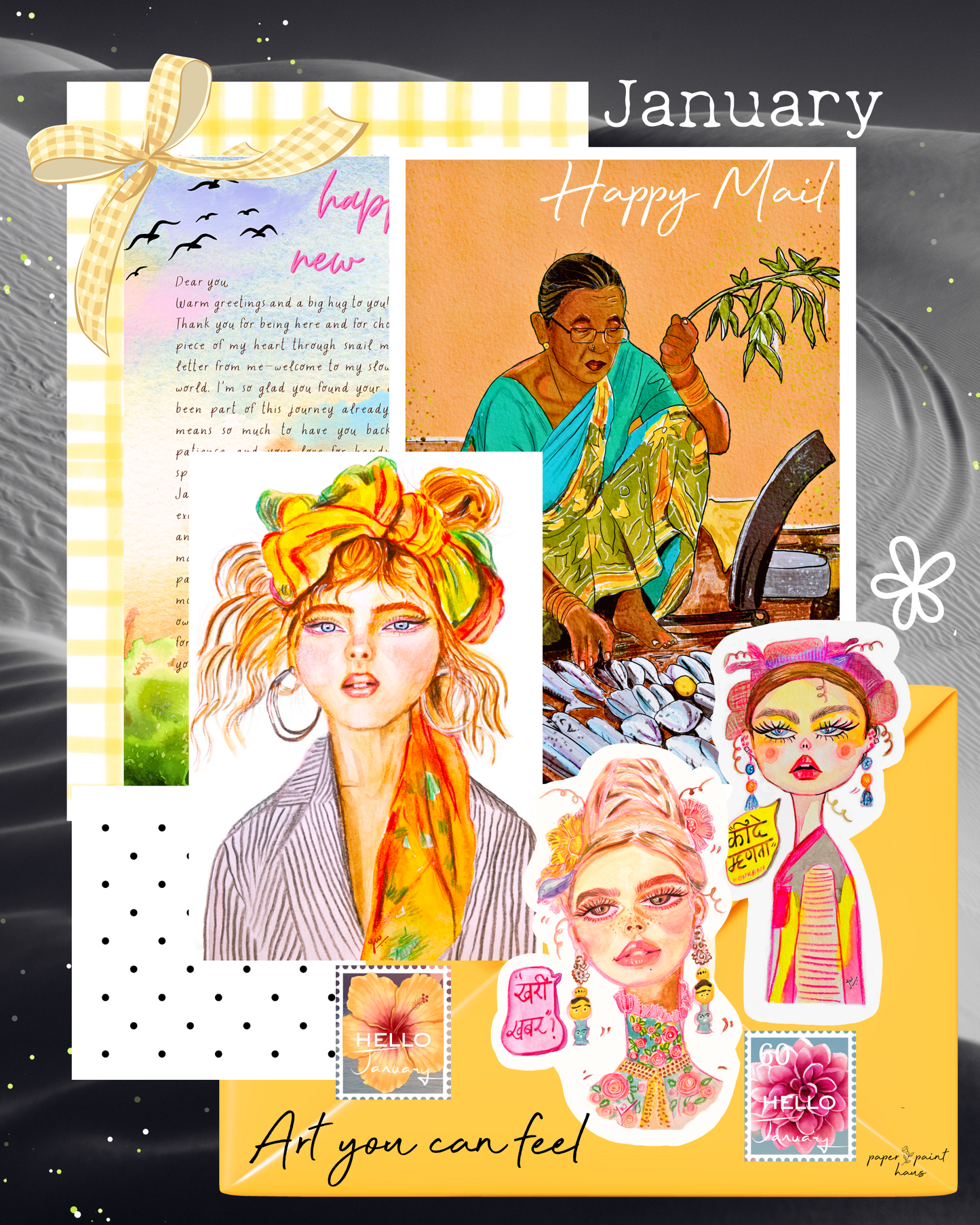 Happy Mail – Monthly Art Subscription